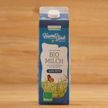 Vollmilch Dehlwes 3,8% 1 L