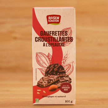 Dinkel Knusper Waffeln Zartbitter