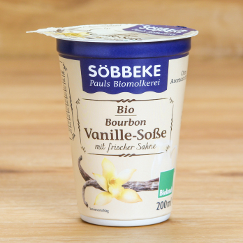 Vanillesoße mit Sahne 200 g