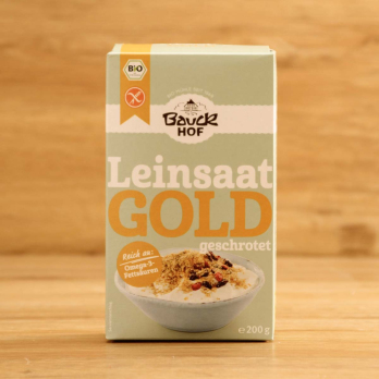 Gold Leinsaat geschrotet 200 g