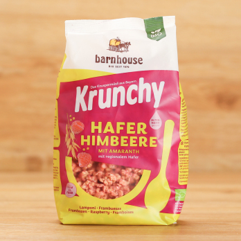Krunchy Hafer Himbeer mit Amaranth