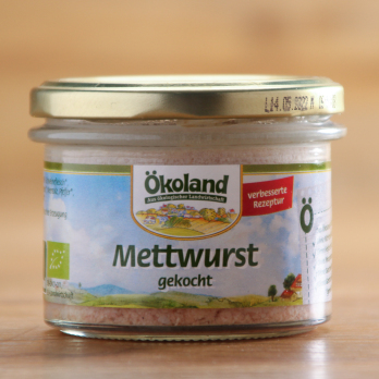 Mettwurst gekocht