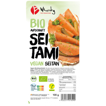 Wheaty Aufschnitt Seitami, Vegan Salami Art