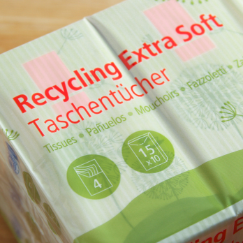 Taschentücher Recycling soft 15x10
