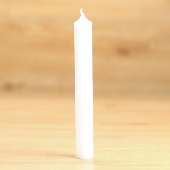 Stabkerze weiß 180x22 mm
