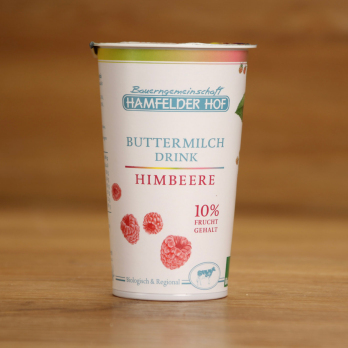 Hamfelder Buttermilchdrink Himbeere 250 g