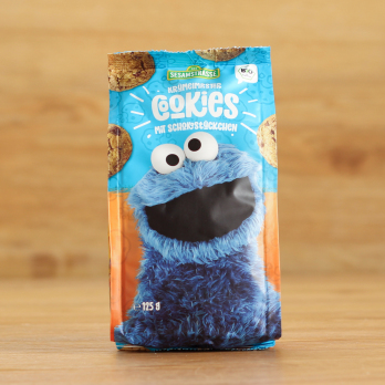 Krümelmonster Cookies mit Schokostückchen