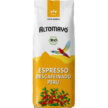 Espresso Bohne, entkoffeiniert