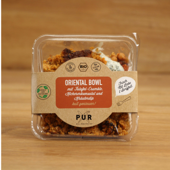 Oriental Bowl Falafelcrumble Kräuterd to go