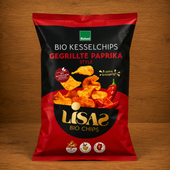 Gegrillte Paprika Kesselchips