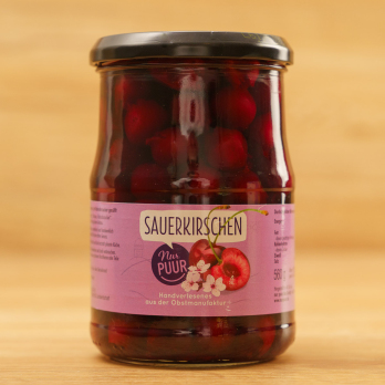 Sauerkirschen entsteint