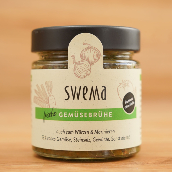 Gemüsebrühe, roh und hefefrei